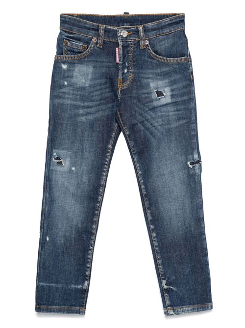 jeans bambino blu DSQUARED | DQ0731D0A9H/DQ01