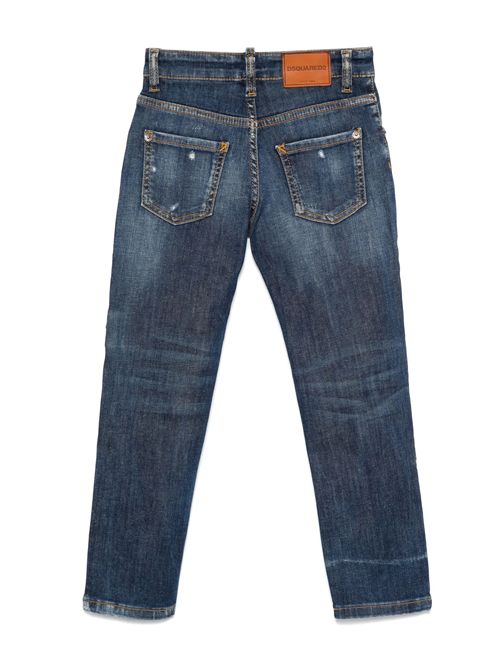 jeans bambino blu DSQUARED | DQ0731D0A9H/DQ01