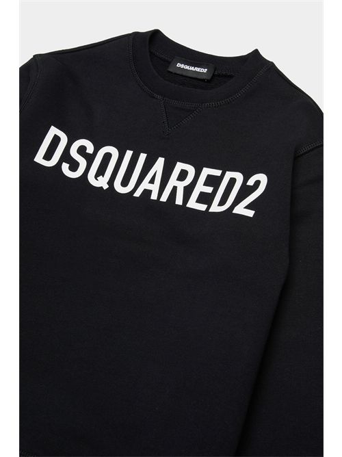 felpa bambino nera DSQUARED | DQ2009D0A4D/DQ900