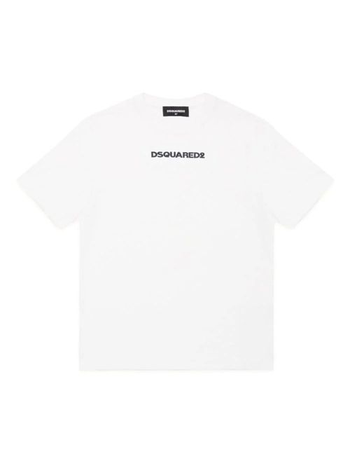 t-shirt boy white DSQUARED | DQ2478D004G/DQ100