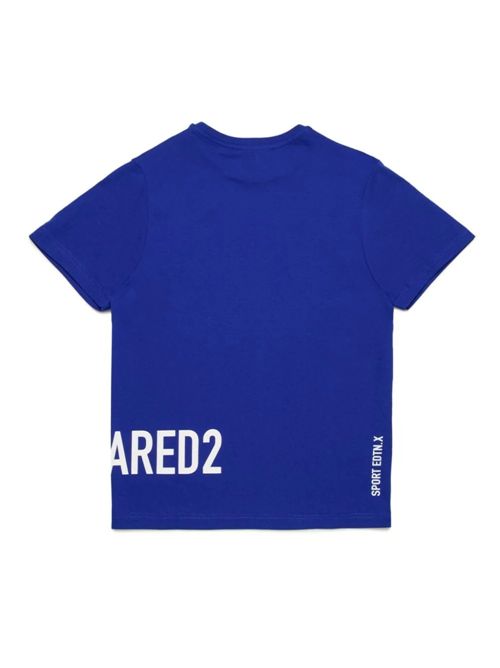 t-shirt bambino blu DSQUARED | DQ2537D004G/DQ879