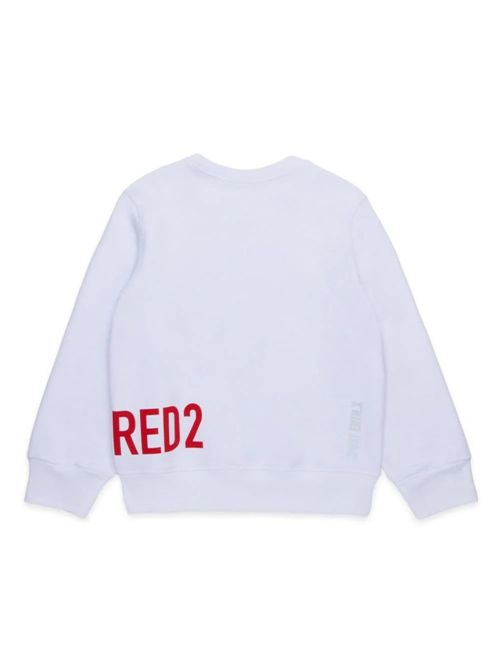 sweatshirt boy white DSQUARED | DQ2538D0094/DQ100