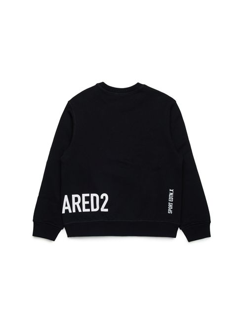 sweatshirt boy black DSQUARED | DQ2538D0094/DQ900