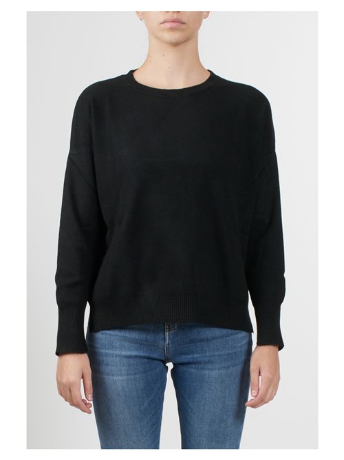 maglia donna nera VICOLO | 22077S/NERO