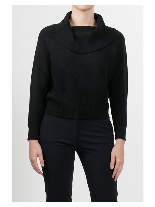 maglia donna nera VICOLO | 77054S/NERO