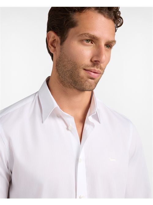 Camicia Uomo popeline Regular Fit bianco HARMONT & BLAINE | CRR043013967M/100