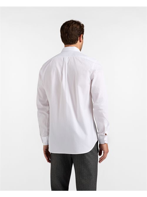 Camicia Uomo popeline Regular Fit bianco HARMONT & BLAINE | CRR043013967M/100