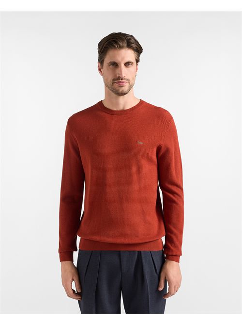 Maglia Uomo in misto lana e cotone rosso Regular Fit