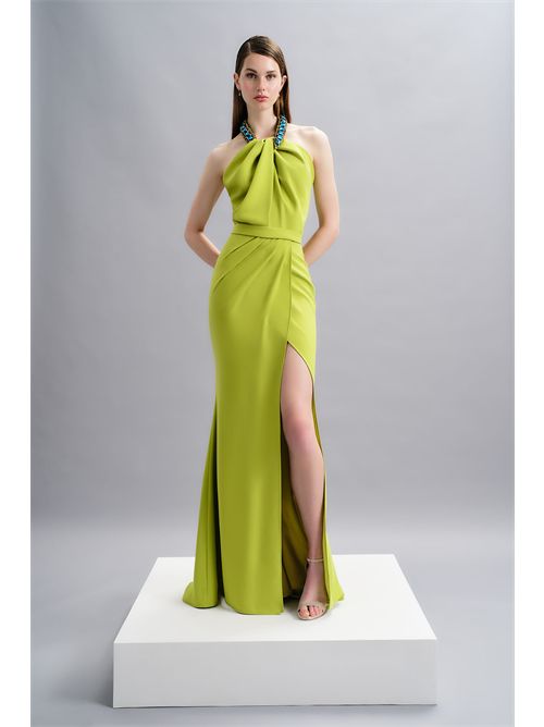 abito donna verde MISCHALIS | M2-8589/125/8