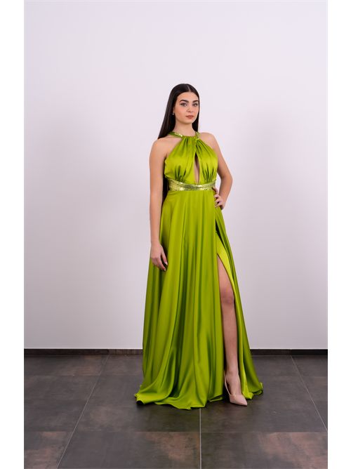 dress woman green SOANI | 122436/123