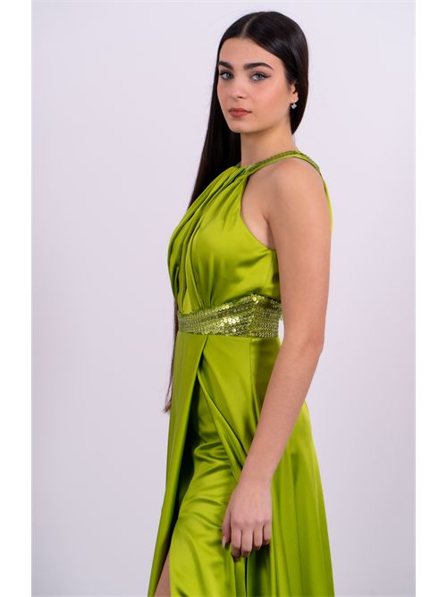 abito donna mela verde SOANI | 122436/123