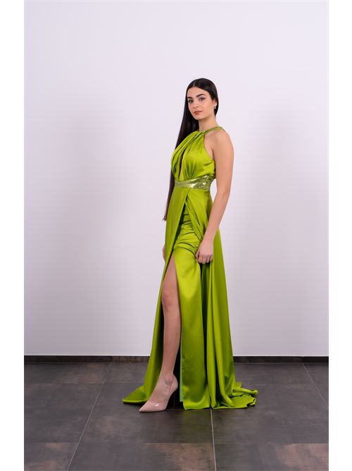 abito donna mela verde SOANI | 122436/123