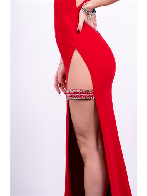 dress woman red SOANI | 602404/366