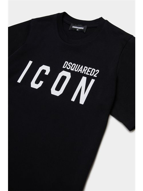 t-shirt boy black DSQUARED | DQ2668D004G/DQ900