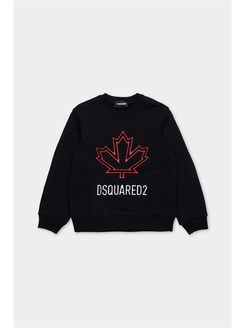 felpa bambino nera DSQUARED | DQ2786D0A9U/DQ900