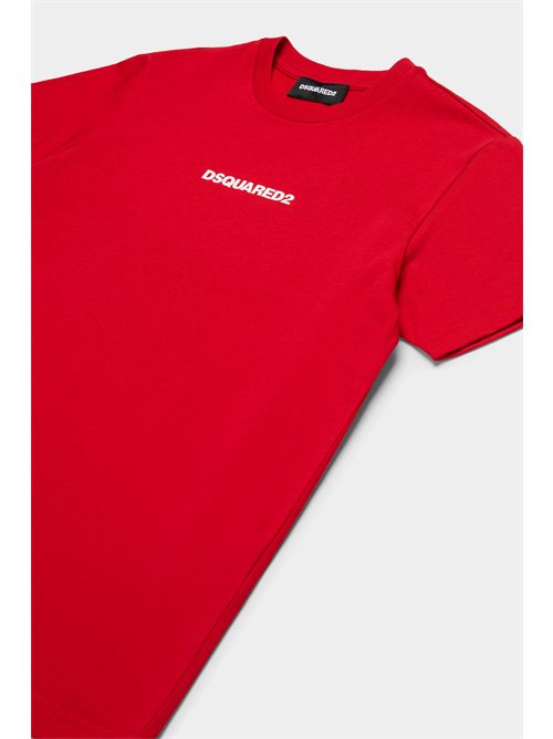 t-shirt boy red DSQUARED | DQ2823D004G/DQ405