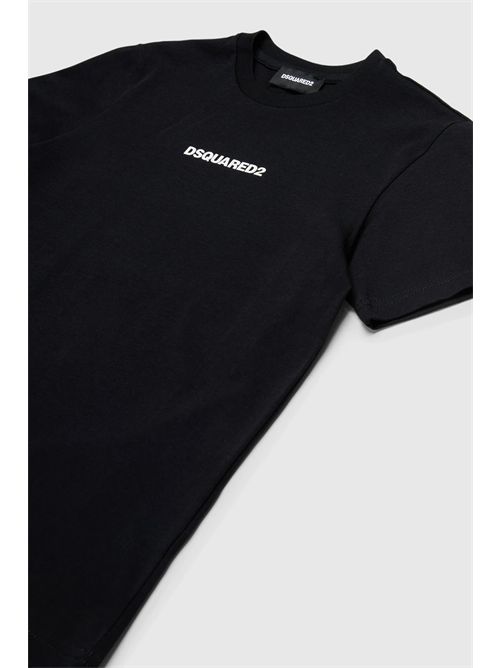 t-shirt bambino nera DSQUARED | DQ2823D004G/DQ900